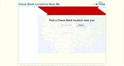 Desktop Screenshot of chasebank.locationsmap.com